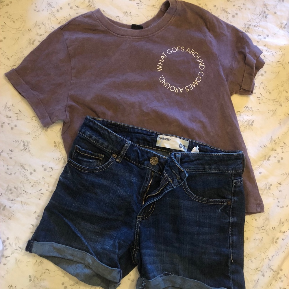 Garage shorts/Girls Karma T-shirt